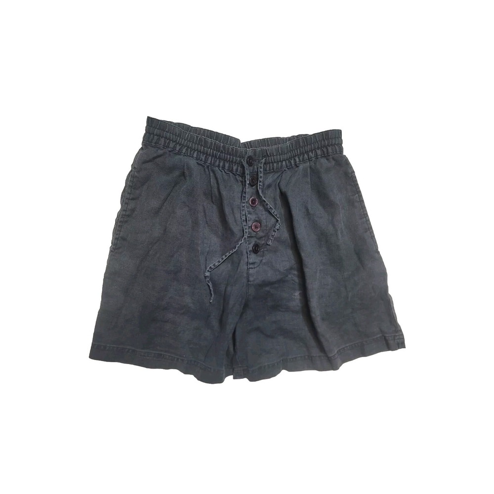 Eddie Bauer Women's Shorts  Linen Small Petite  Paperbag